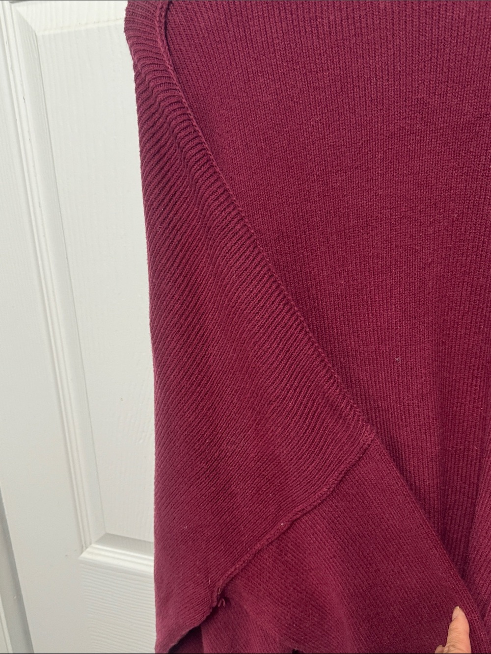 Free people Easy Street Tunic Sweater In Burgundy S/P - Picture 5 of 14